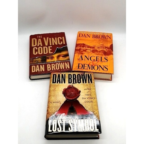 Dan Brown Books Lot of 3 The DaVinci Code, Angels & Demons, The Lost Symbol - Picture 1 of 13